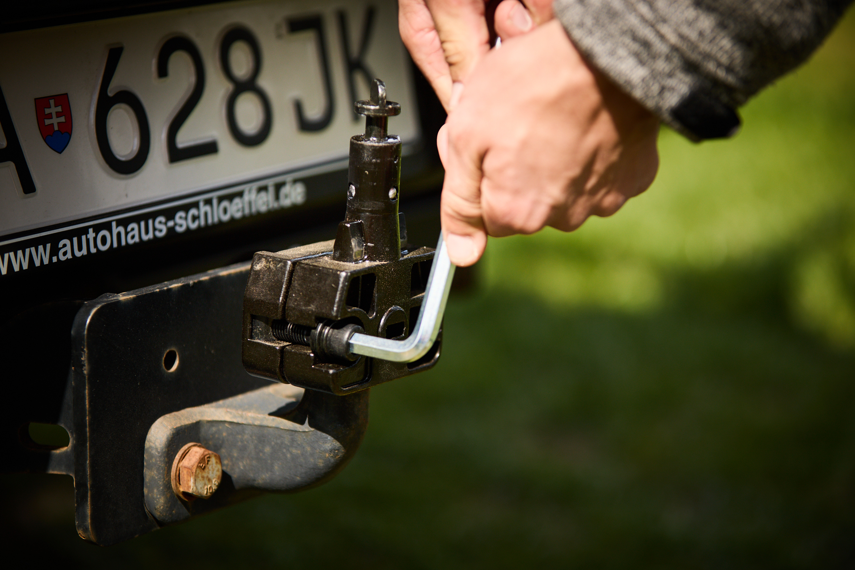 Nosic bicyklov ENVIO eMAX montáž adaptéra 2